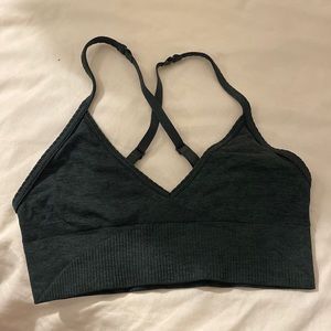 Lululemon ebb to street bra in Forrest green!